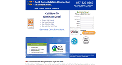 Desktop Screenshot of debtconsolidationconnection.com